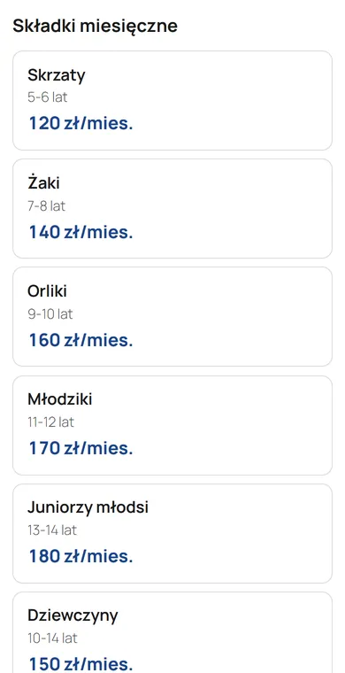 Cennik na telefonie, jasny motyw